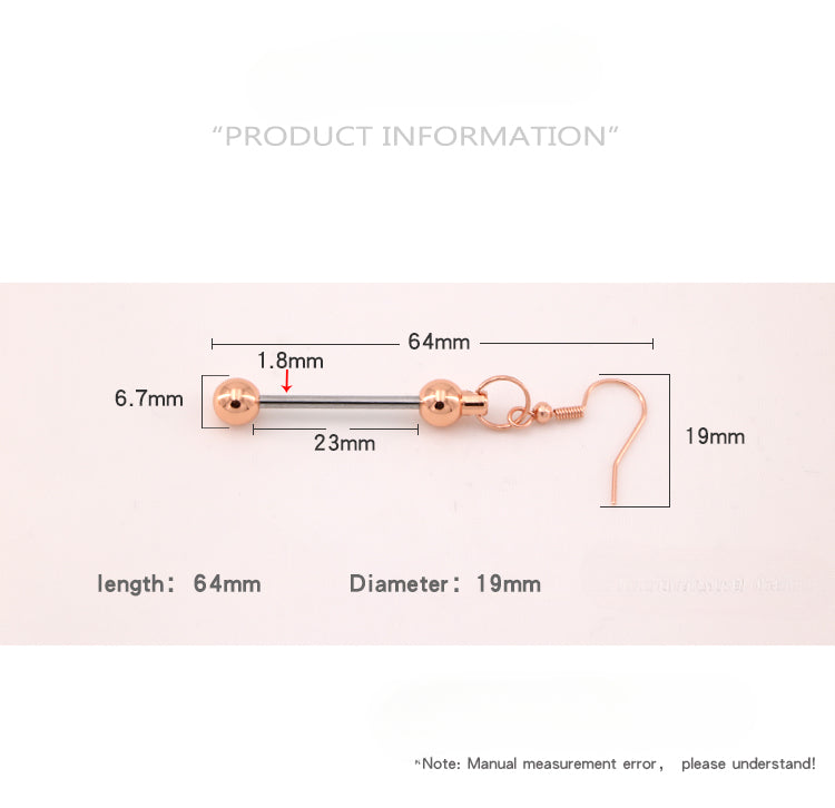 Wholesale Beadable Earrings DIY Short Beadable Bar